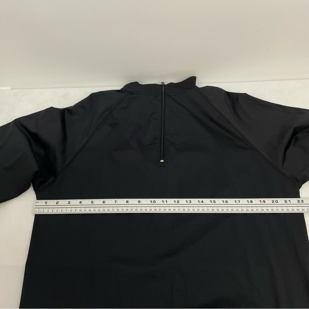 Mens FJ Footjoy  1/4 Zip Golf Stretch Pullover  Black Size M - Picture 5 of 10
